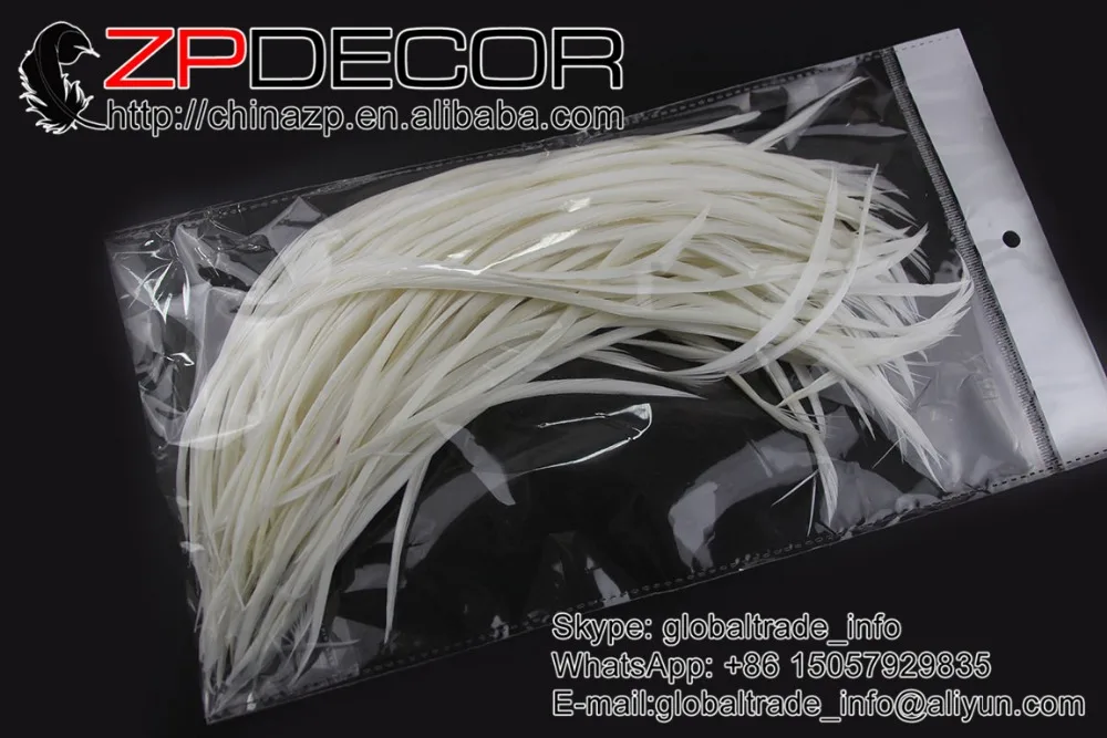 ZPDECOR 200 шт./лот 20 25 см (8 10 дюймов) ручной выбор премиум яркие белые большие гусиные