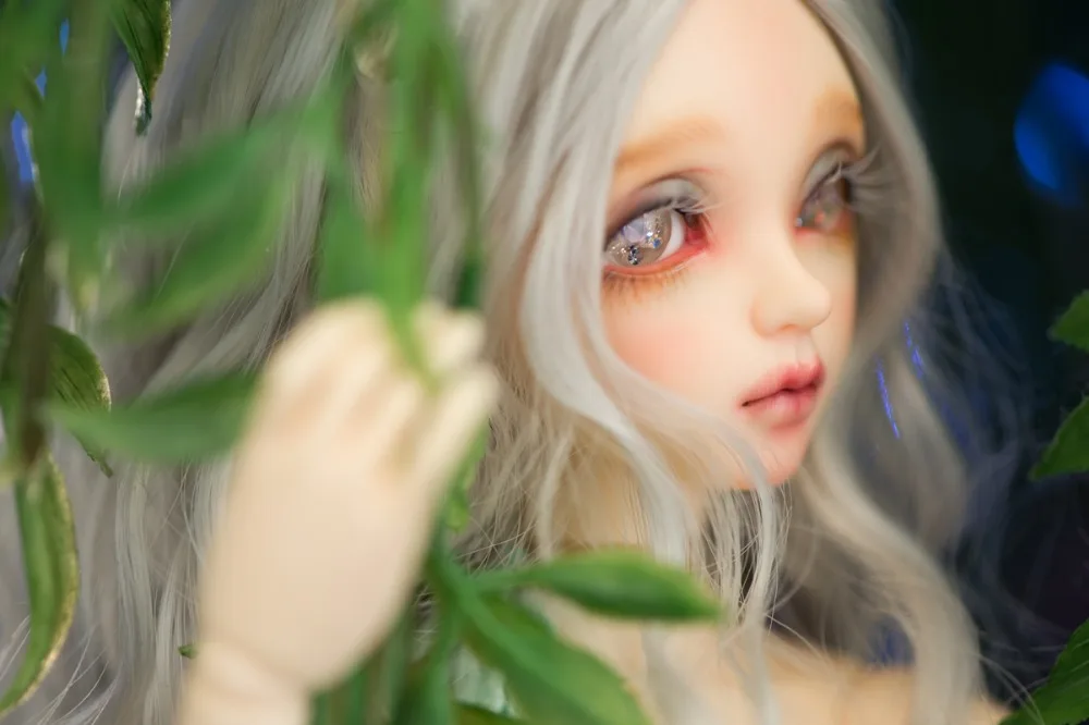 EVa 1/4 dollFree глаза, включая закрытые глаза