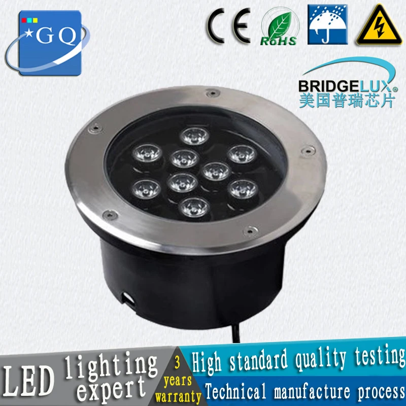 

10pc/lotFEDEXDHL 7W LED underground light Buried light outdoor ground floor recessed lamp foot lamp DC12V 24V OR AC85-265V