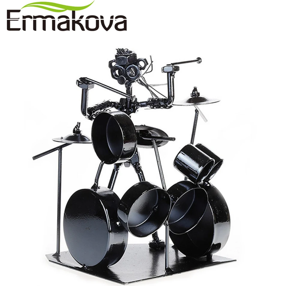 Металлический Музыкальный барабан ERMAKOVA искусственный и набор барабанов
