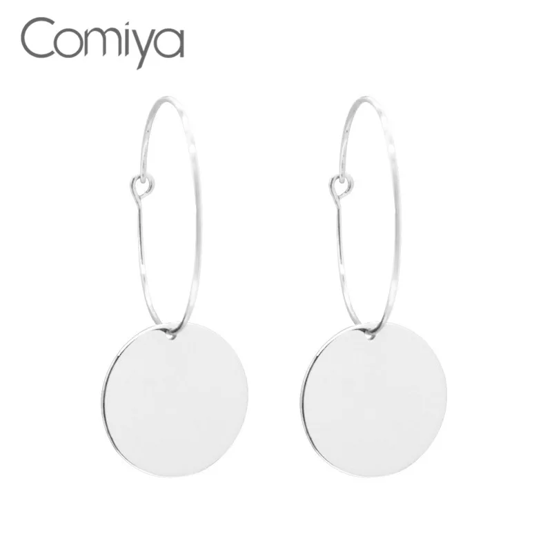 Comiya женские Серьги серебряного цвета из цинкового сплава Boho Punk Aretes De Mujer