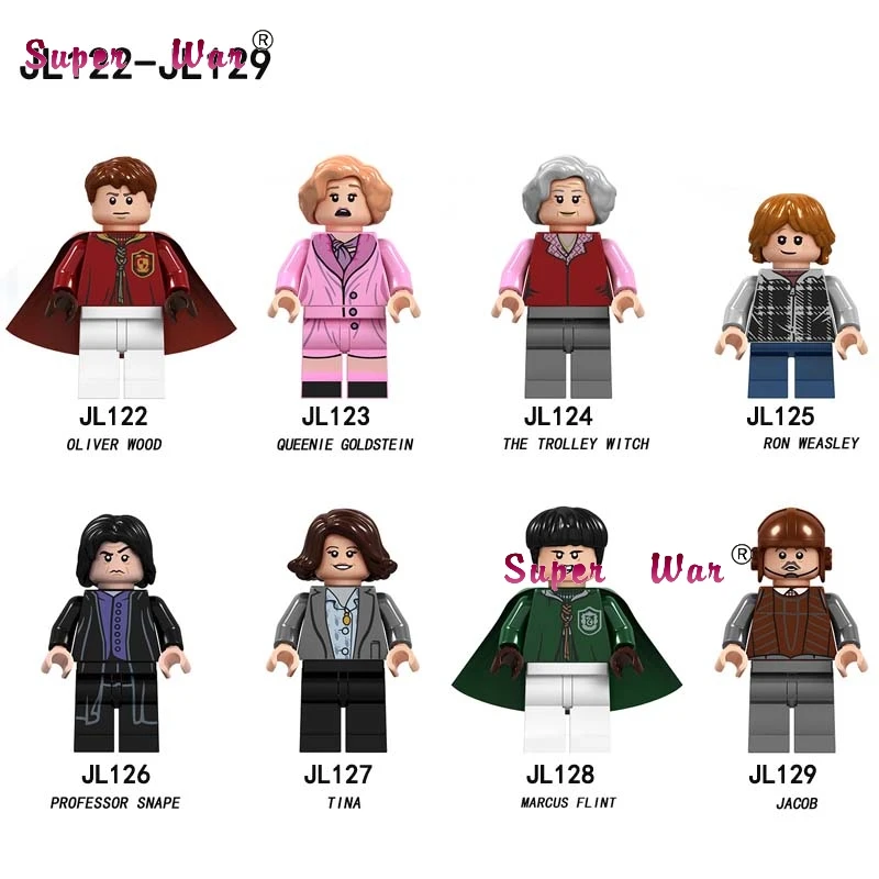 JL122-JL129 1 комплект Волшебная серия фильмов 4 Властелин колец Игра престолов строительные блоки игрушки для детей - Цвет: JL122-JL129