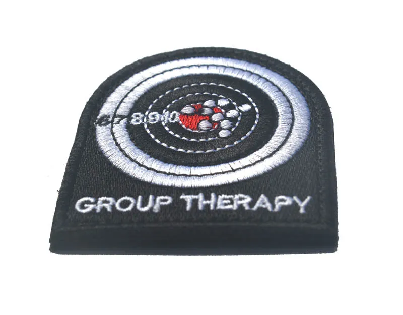 The Target Shooting Tactical US Made Group Therapy patch Combat Army Hook/loop Patch badge | Дом и сад