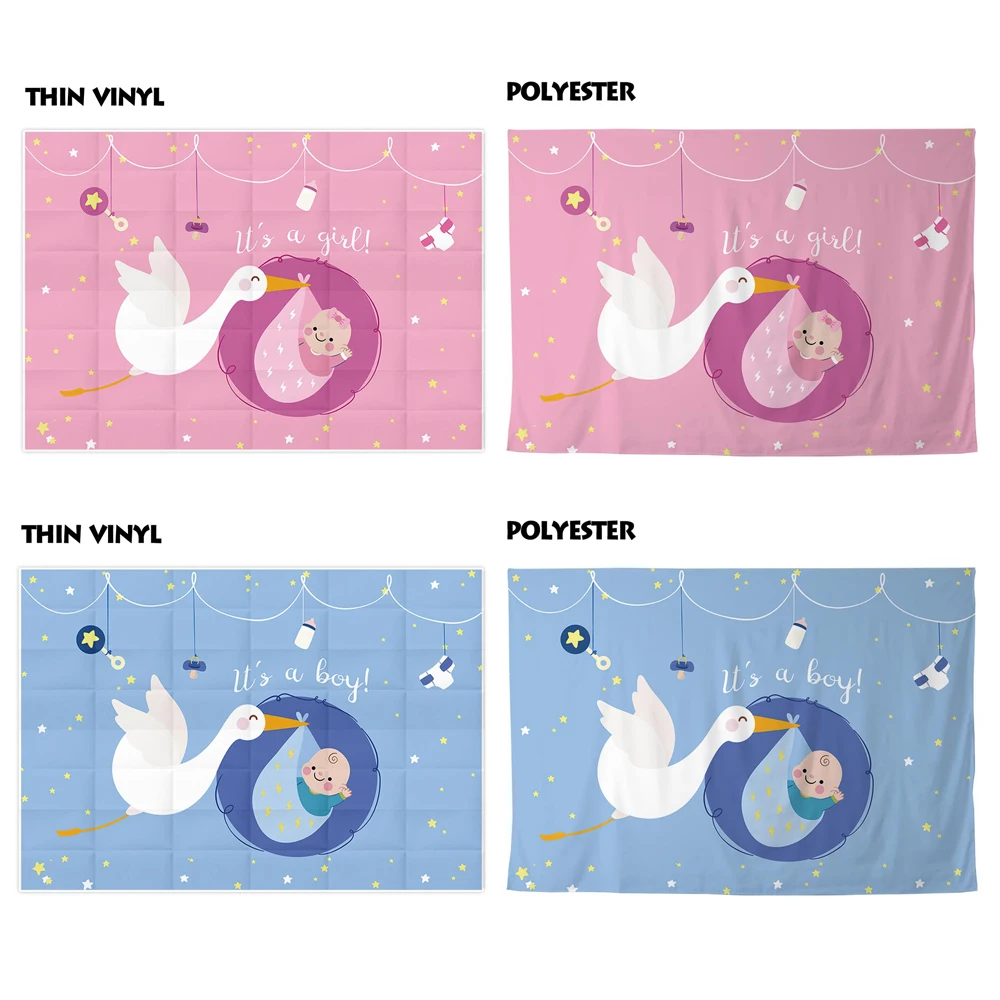 Allenjoy фоны для новорожденных Фотография день рождения Милая птица розовый синий