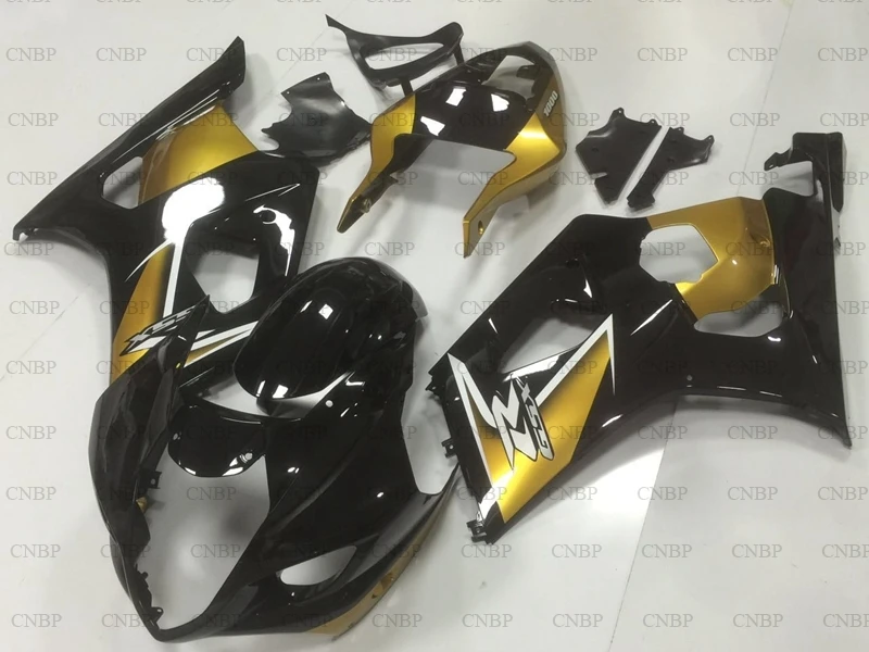 GSXR1000 2003 2004 K3 Abs обтекатель GSX R1000 03 комплекты обтекателей черные золотые