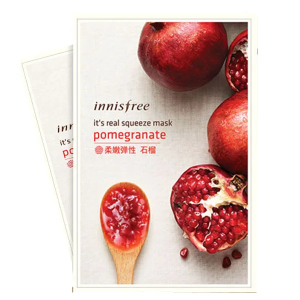 pomegran I'm REAL Tony moly маска для лица увлажняющая масляная контроль Отбеливание сокращение пор Корейская маска для лица Косметика 1 шт - Цвет: pomegran
