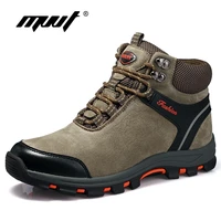 autumn and winter men boots warm snow boots suede leather outdoor work boots men footwear fashion rubber ankle boots