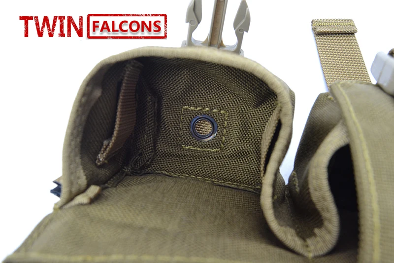 MOLLE двойная Осколочная Граната сумка CORDURA Модульная Боевая Охота Кемпинг подъем Тактический поход TW-M010