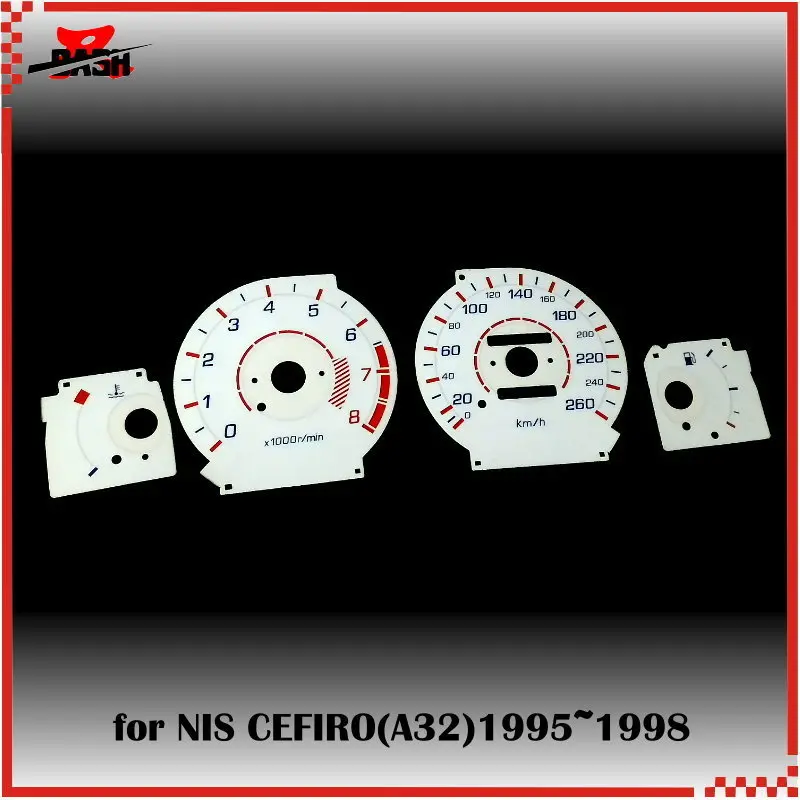 DASH EL Glow Gauge для Cefiro A32 1995 1998 обратное свечение белое лицо голубое зеленое освещение