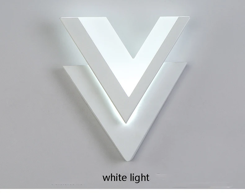 white light Светодиодный настенный светильник простые железные настенные лампы Wandlamp для коридора прохода лестничные светильники для ванной комнаты индивидуальные прикроватные лампы для спальни - Цвет абажура: white light