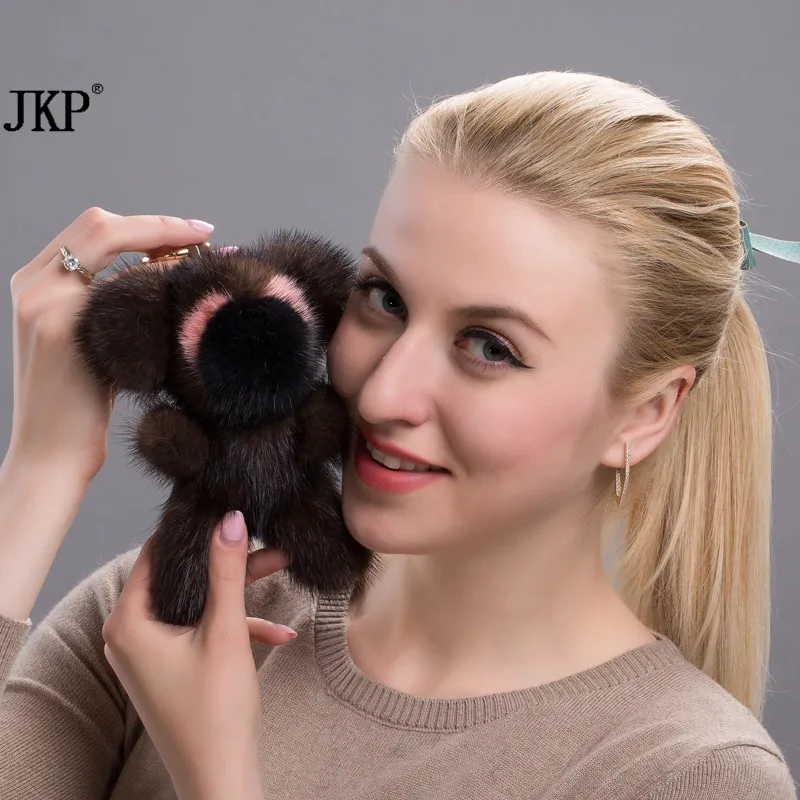 Сумка с орнаментом водная норковая шерсть медвежонок креативный автомобильный