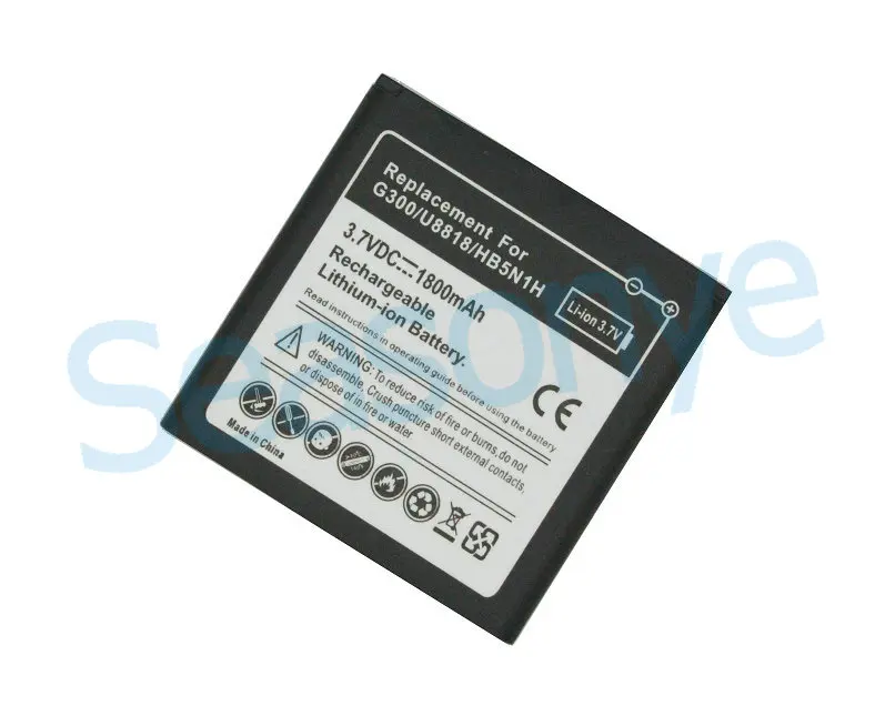 2 аккумулятора HB5N1H 1800 мАч + универсальное зарядное устройство для Huawei Ascend G300 G305T