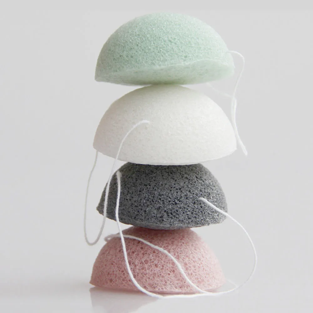 Натуральная косметика Konjac, губка для лица, моющее средство для лица, уход за лицом, пудра, инструменты для макияжа