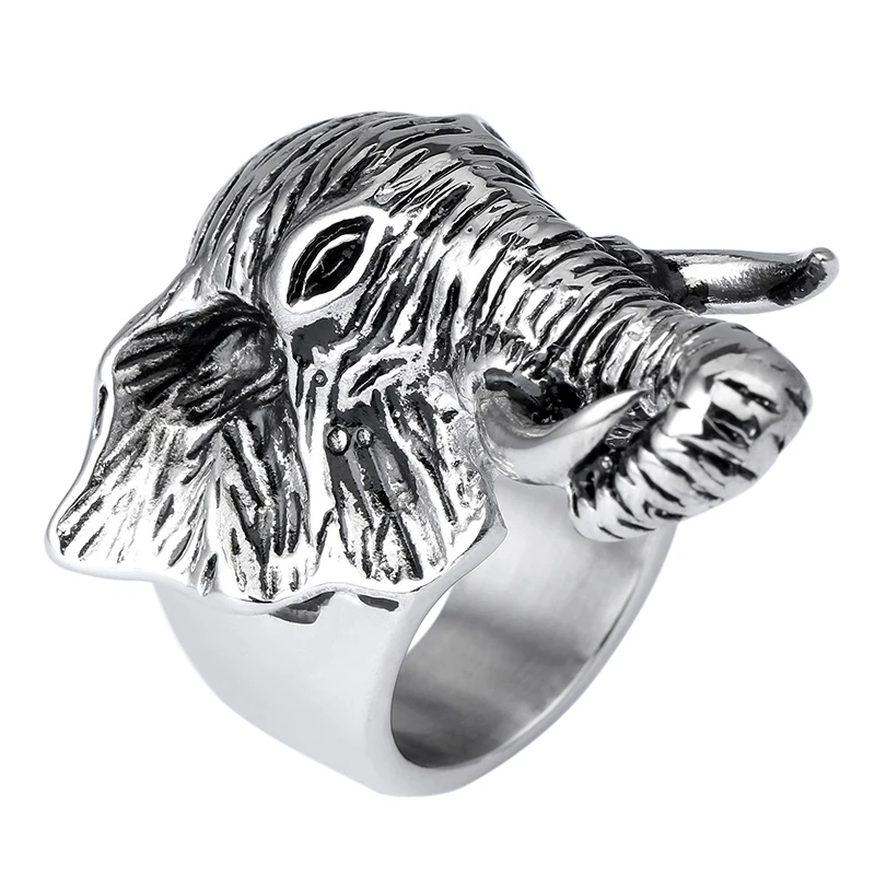 Таиланд Популярных Счастливый Слон Палец Кольца дешевые 316L Нержавеющая сталь