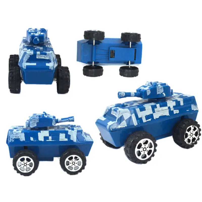 Plastic Army Green Tank Model Miniature Toy Hobbies Kids Educational Gift |