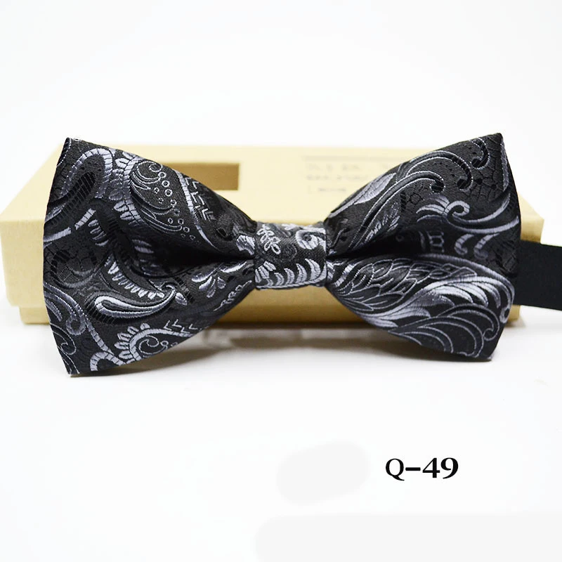 OnnPnnQ Fashion New Men Bow Tie Plaid Striped Solid Adjust Remove Neck Business Wedding Party Bowties Clothes Decoration | Аксессуары