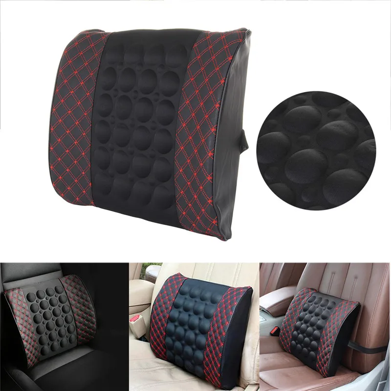 

Car Lumbar Support Pillow Anti-high temperature 12V Electric Massage Lumbar Pillow Car Seat Back Relaxation Waist Rest Pillow