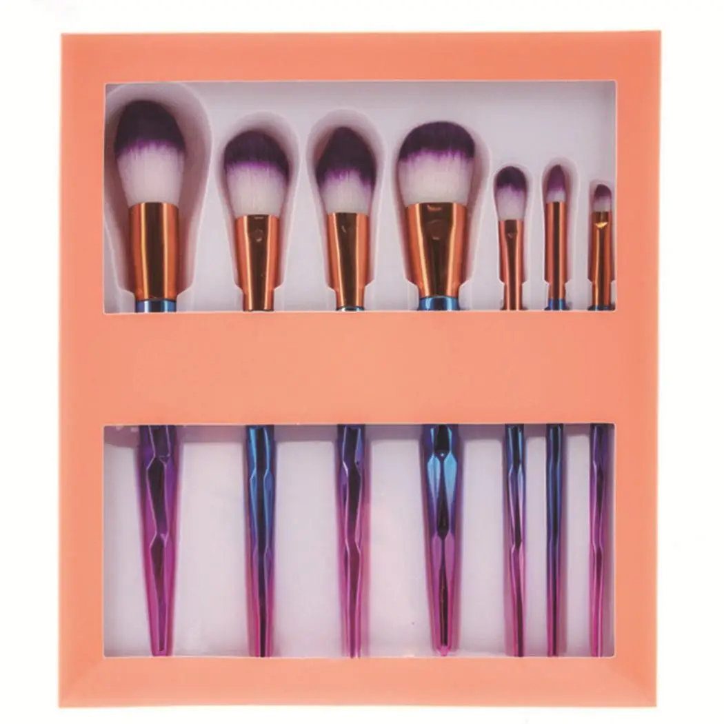 7PCS/Set Makeup Brushes Foundation Eyeshadow Powder All Skin Types Brush Tools Set/Kit of (PCS) 2cm/0.8inch | Красота и здоровье