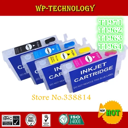 Empty Refill cartridge suit for Epson Expression XP-201/XP-204/XP-214/XP-401 With ARC chip T1971 T1962 T1963 T1964 series | Компьютеры и