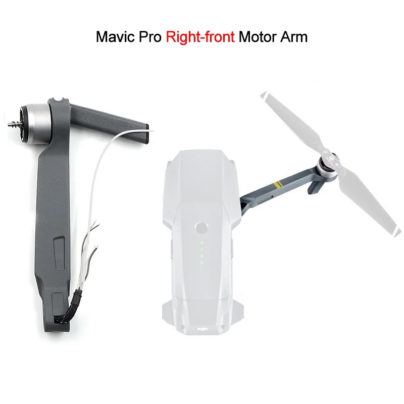 Оригинальная передняя задняя Левая Правая Mavic Pro Механическая лапа с кабелем запасные части DJI Mavic pro Arm с мотором аксессуары для ремонта