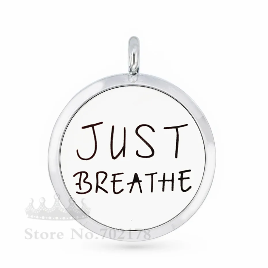 Just Breathe Horse лента 30 мм магнитный медальон с духами, ароматерапия медальон эфирное масло диффузор медальон кулон подходит для ожерелья - Окраска металла: XA275