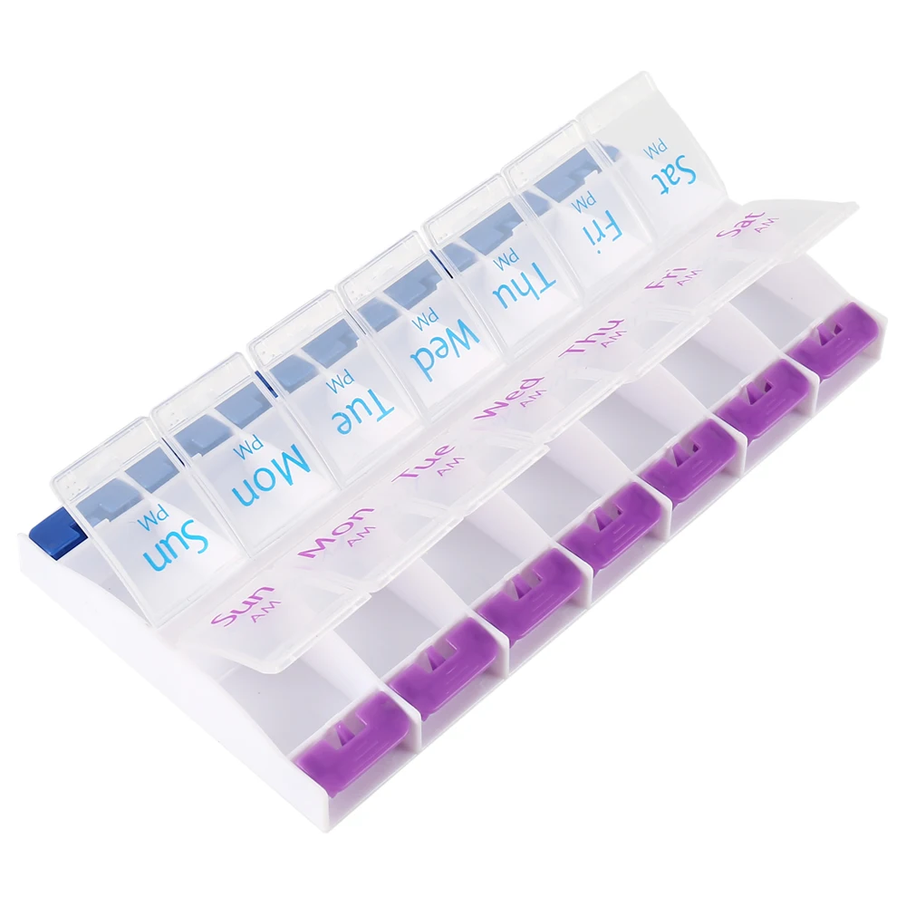 14 сетка коробка для таблеток 7 день таблетки чехол с крышками футляр лекарств