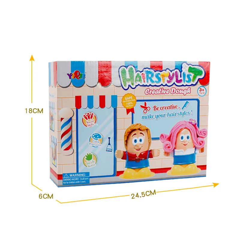 Hairstylist Modeling Clay 3D Color Plasticene DIY Model Tool Set Creative Soft Mud Family Play Educational Toys | Игрушки и хобби
