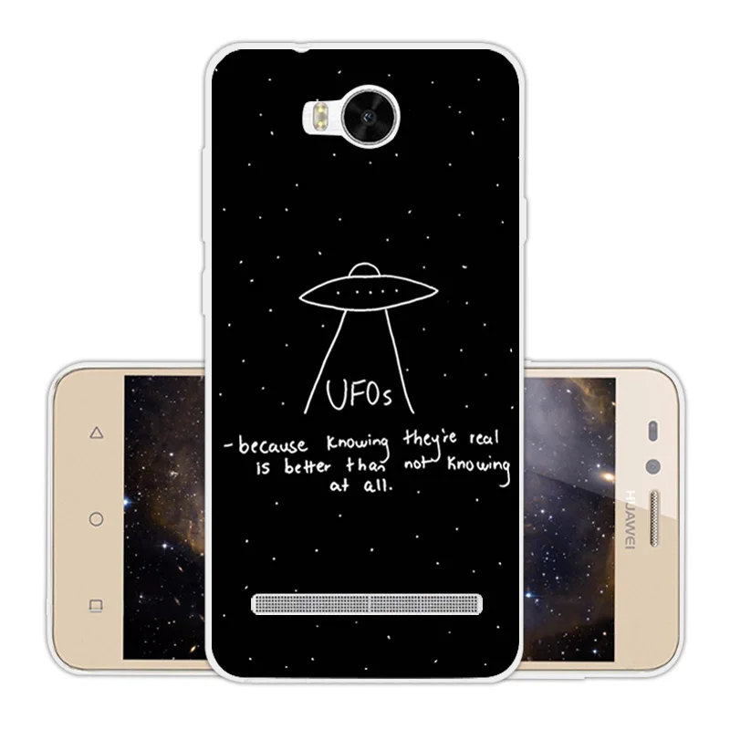 Для Huawei Ascend Y3 II задняя крышка Мягкий ТПУ прозрачный силиконовый чехол для ii