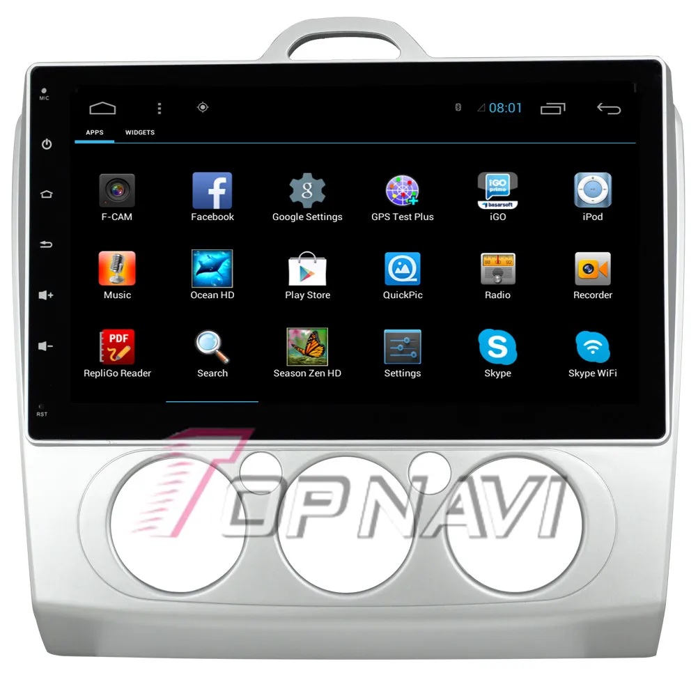 Topnavi 10 2 &quotчетырехъядерный Android 6 0 Автомобильный GPS навигатор для Focus ручной