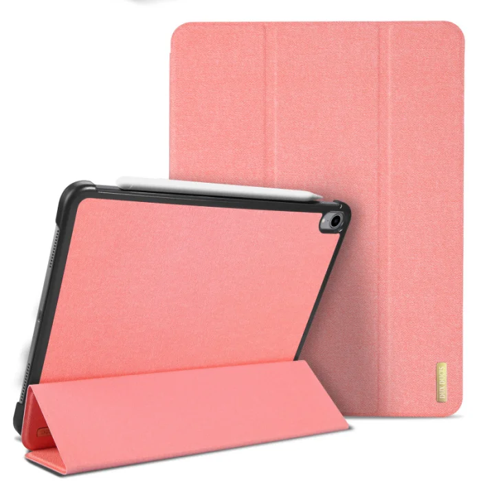 Розовый DUX DUCIS PU кожаный чехол для Apple iPad Pro 12,9 Роскошный Тонкий Стенд сна/Пробуждение Смарт Флип Чехол для iPad Pro 12,9 чехол - Цвет: Розовый