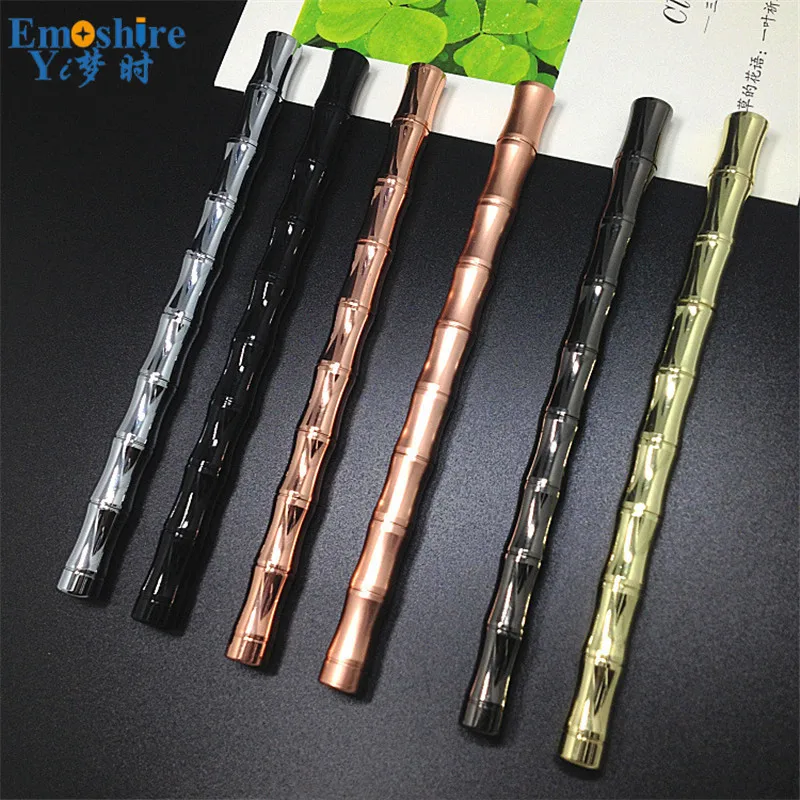 

Bamboo Section Pure Brass Handmade Roller Ball Pen Signature Pen Metal Multicolor Ballpoint Pen for School Office Writing C072
