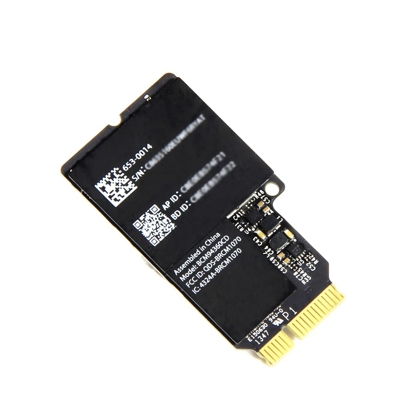 Для Broadcom BCM94360CD 802.11ac беспроводной-AC Wifi bluetooth Mini PCI-E 1300 Мбит/с WLAN+ BT 4,0 карта для Apple 21," /27" iMac