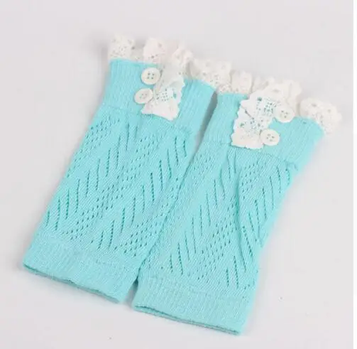 1 пара зимних рождественских носков теплые детские модные вязаные кружевные