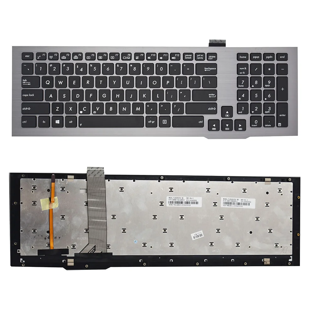 Клавиатура с подсветкой для ноутбука G75 G75V G75VW G75VXV126262CS2 для Asus