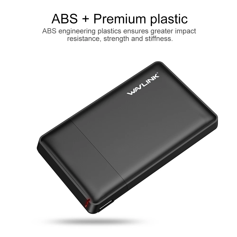Wavlink SATA USB 3 1 корпус для жесткого диска 0 Внешний чехол 7 мм 9 5 2 дюйма SATA/HDD/SSD кабель и
