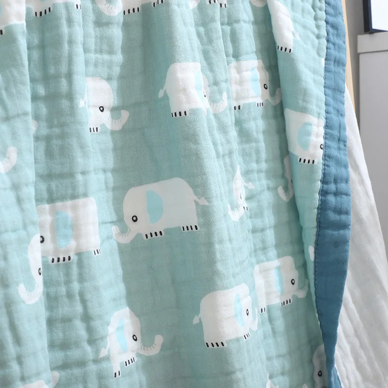 Детское банное полотенце 120*150 см хлопковое шестислойное летнее Крутое детское