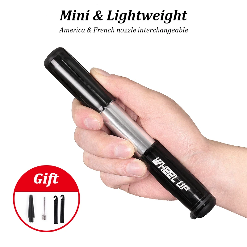 

PortableMini Hand Pump Aluminum Alloy Tire Inflator Bike Performance Tyre Pump Portable Cycling Bicycle Pumps Bike Accessories