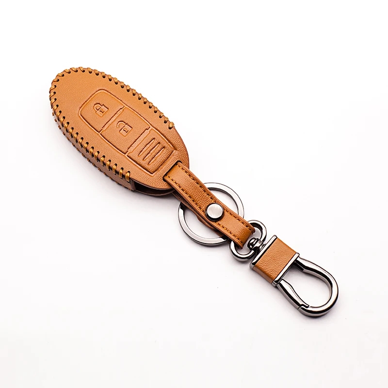 Кожаный чехол для ключей Nissan Tidda Livida X Trail T31 T32 3 кнопки 4 цвета|key case for car|nissan car key
