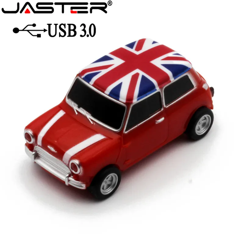 JASTER Symulacja samochodu 64 Гб USB Mini Kreatywny Cooper Samochody Modelu usb 3 0 флеш-карта памяти Флеш накопитель