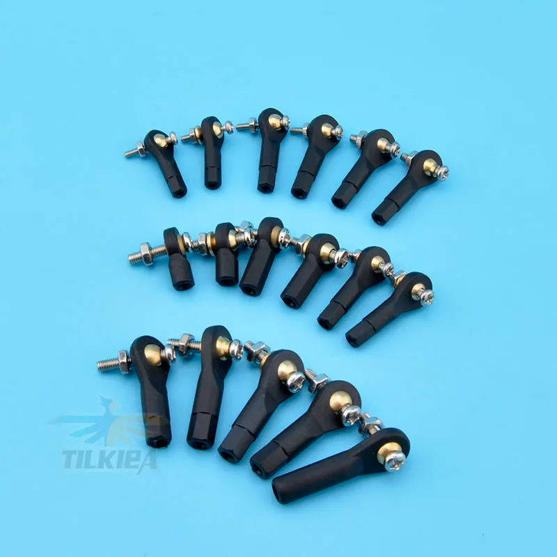 10PCS Plastic M2 M2.5 M3 Rod End / Ball Joint with Screw for RC Boat Airplane Car Truck Buggy Crawler | Игрушки и хобби