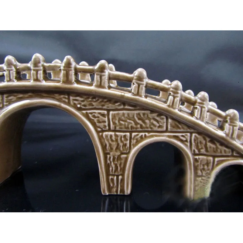 Аквариум аквариум искусственные керамики мост пещера-украшение для