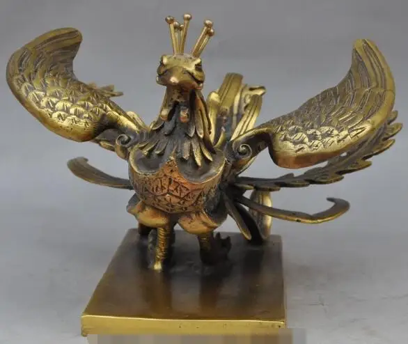 Бесплатная доставка S01421 статуя в стиле Народной имитации птиц Феникса павлина |