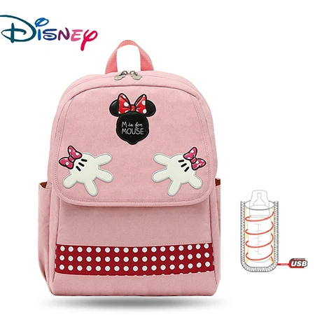Сумка для подгузников для мам disney, сумка для кормящих подгузников для мам, сумка для ухода за ребенком, рюкзак для путешествий, дизайнерские сумки с Микки и Минни, новая сумка - Цвет: 9