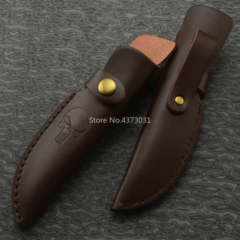 Фирменная Новинка фиксированное лезвие прямой держатель ножа открытый инструмент петля для ремня Охота мульти кобура носить оболочка кожа ножны