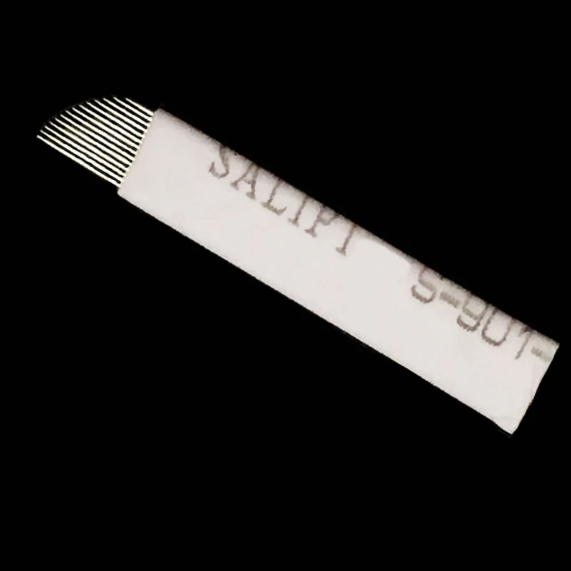 

20 шт., Одноразовые стерилизованные иглы для бровей, 0,25 мм