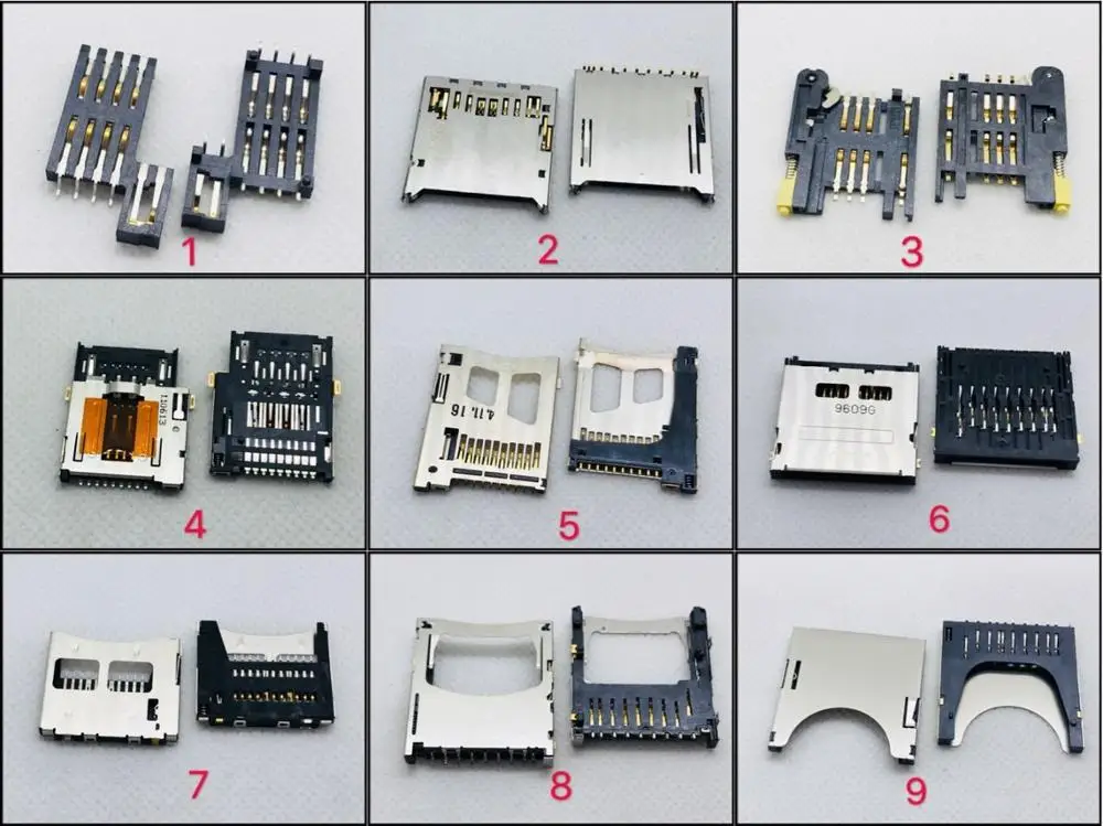 

8 + 2/6 + 2 соединитель Molex ALPS для большой SIM-карты, ПК, компьютер, ноутбук, планшет, панель, Push-push-Тип, патч, печатная плата, FPC, электронный