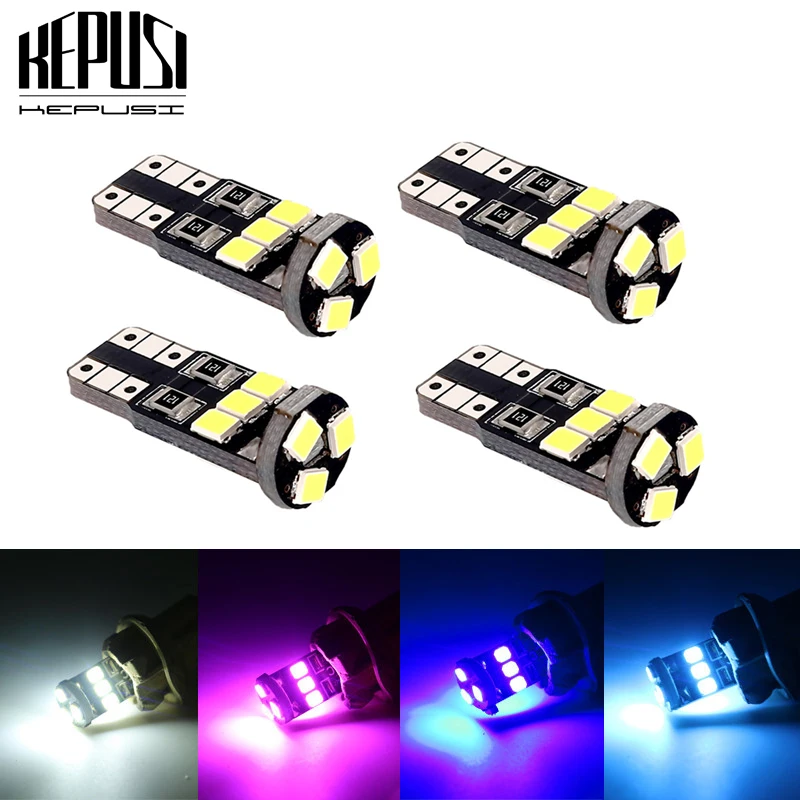 4x T10 Canbus W5W светодиодный светильник для автомобиля без ошибок 9SMD 2835 501
