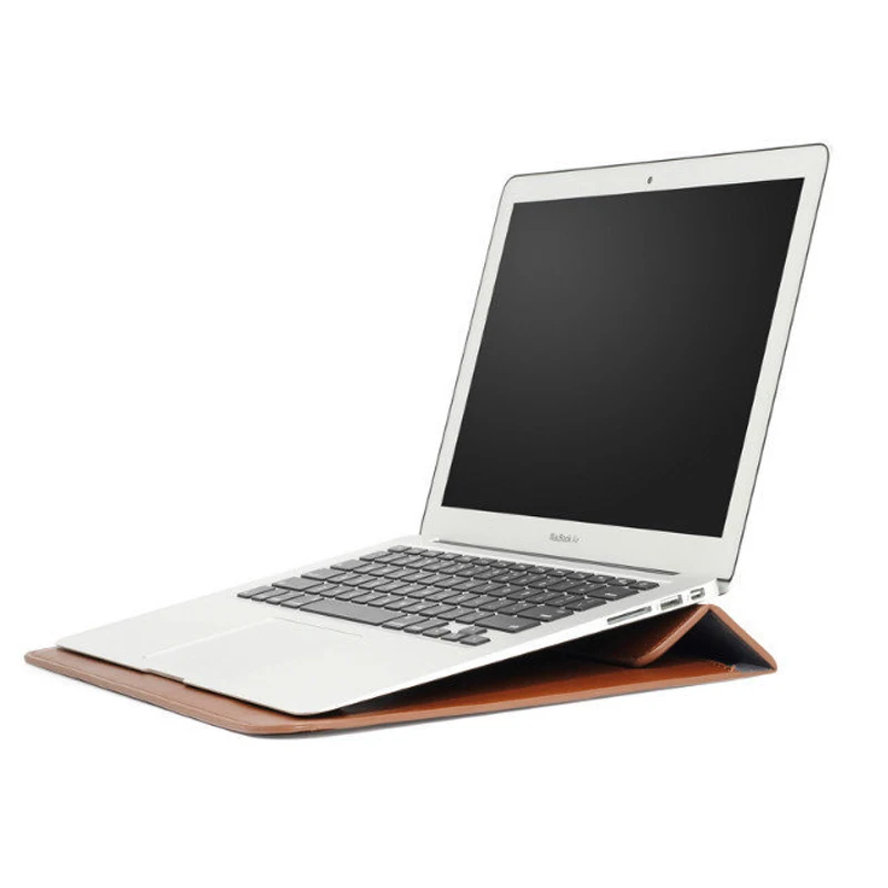 Кожаная сумка для ноутбука Macbook Air 13 Pro Retina 11 12 3 15 4 чехол сенсорной панели