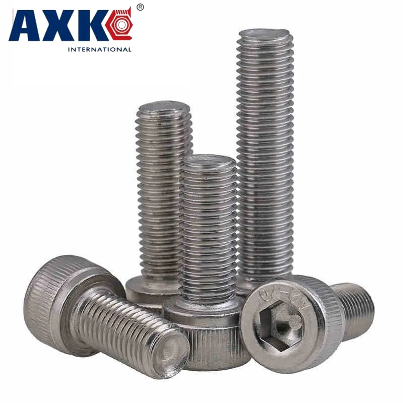

#2-56 UNC Hex Socket Head Cap Screws A2 Stainless Steel Full Thread