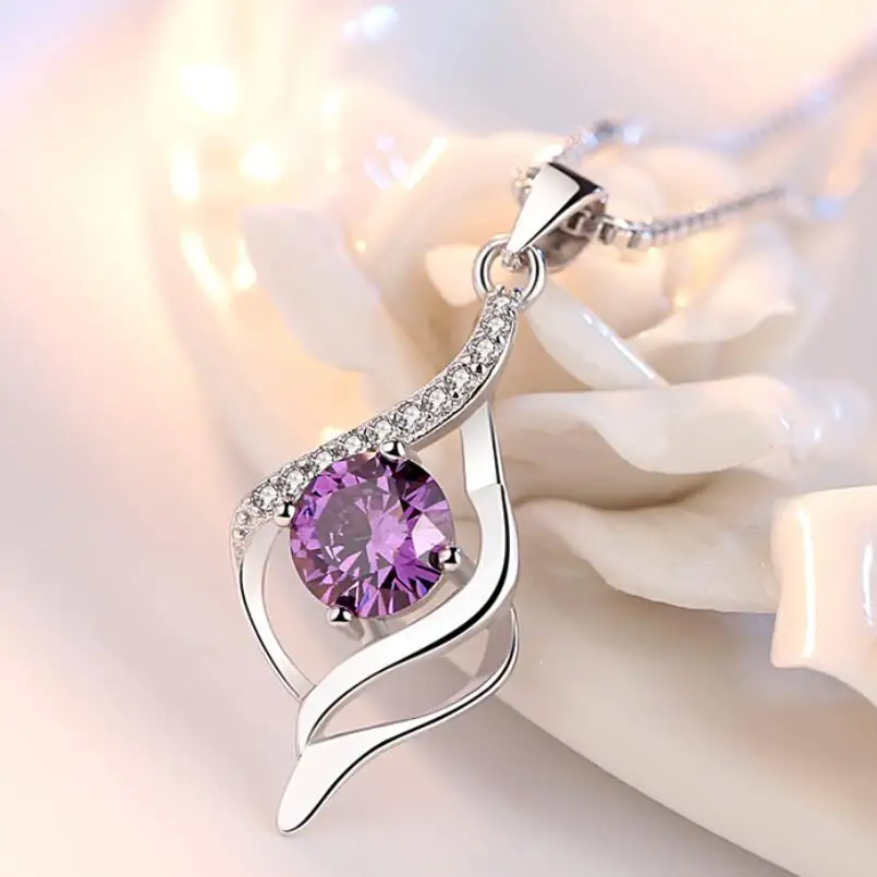 Fashion zircon feminine rotating ballet pendant necklace female models | Украшения и аксессуары